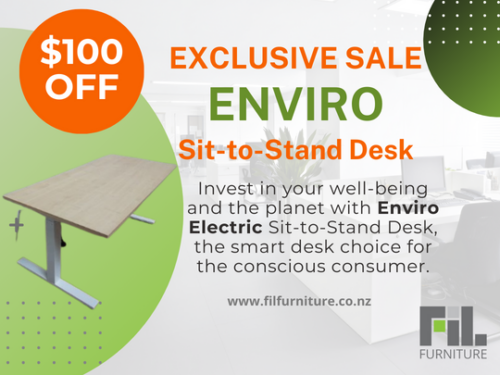 Enviro Electric Sit to Stand Desk