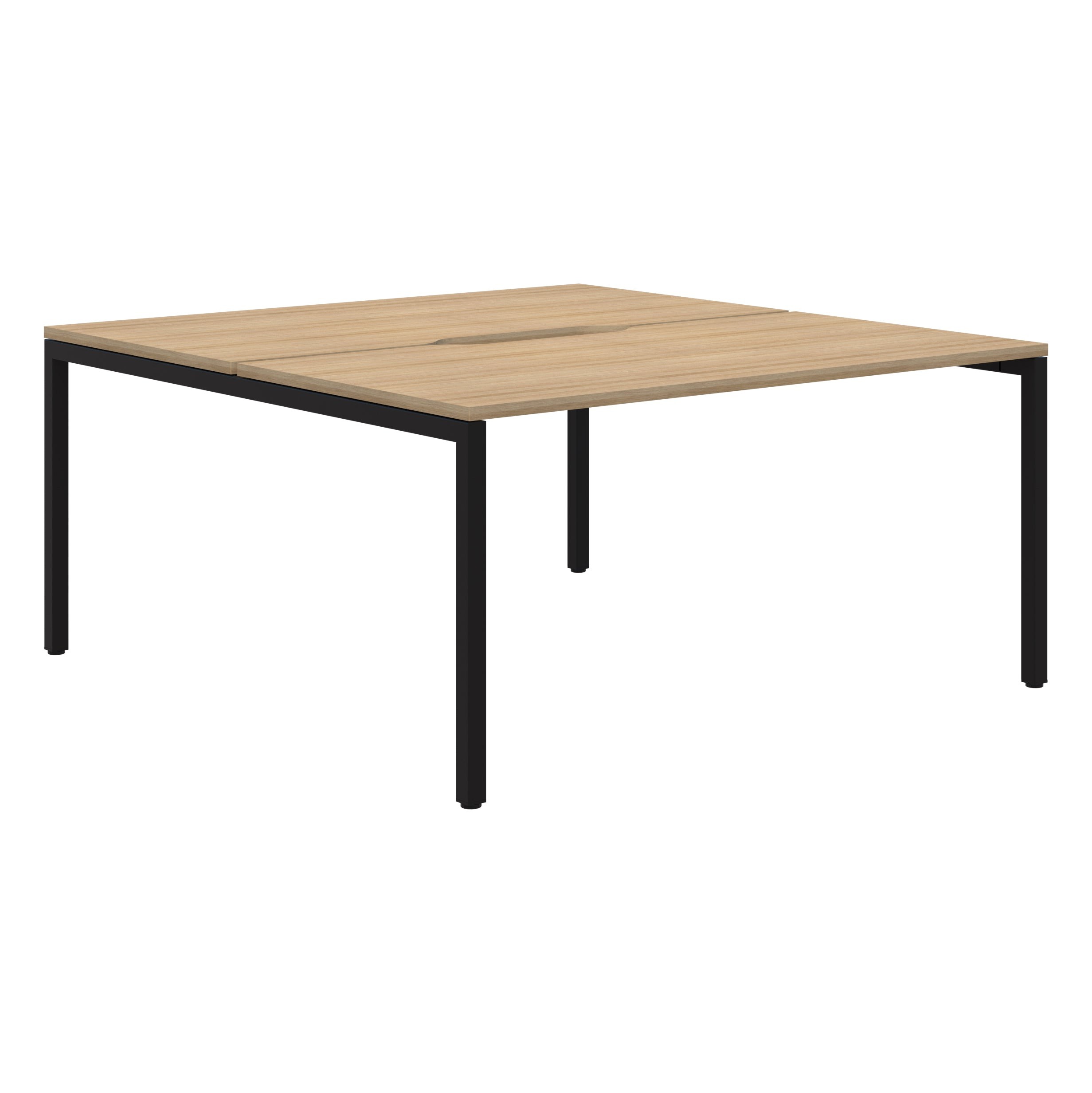 Avero Fixed Height Desk - 2 Pod Back-to-Back – Accent - From $989 - Image 2
