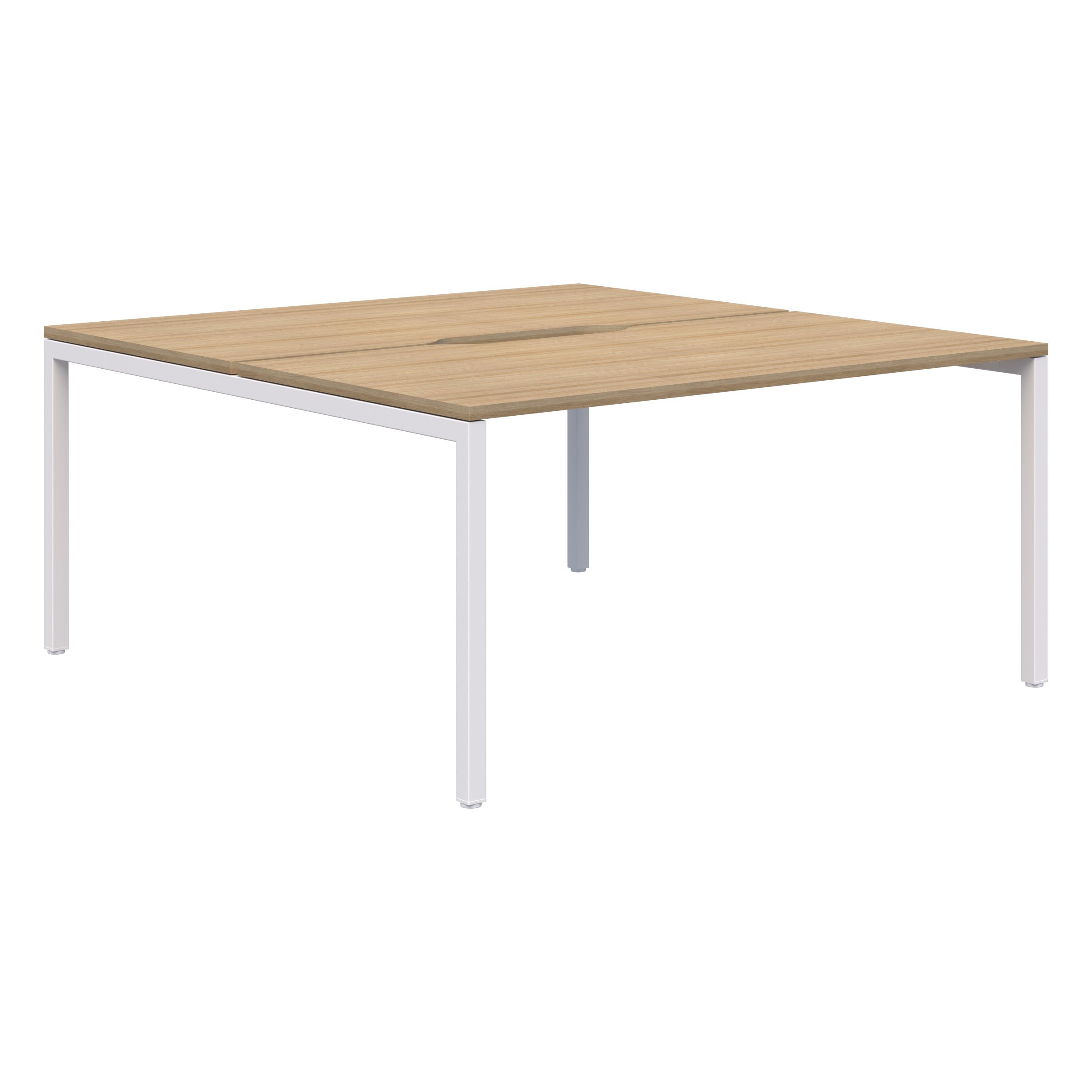 Avero Fixed Height Desk - 2 Pod Back-to-Back – Accent - From $989 - Image 4